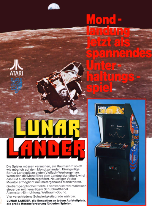 Lunar Lander (rev 1) MAME2003Plus Game Cover